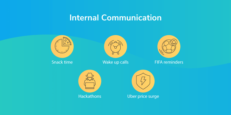 Exotel for internal communication
