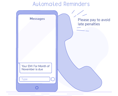Automated reminder calls for bfsi