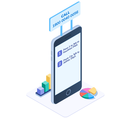 IVR system for customer support