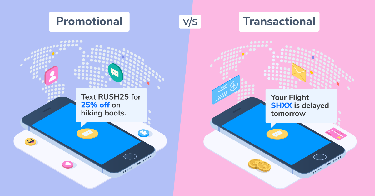 Promotional vs Transactional SMS