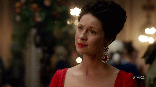 Lady in red